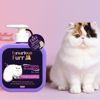 Luxurious Furr – Whitening Shampoo (For Cats)