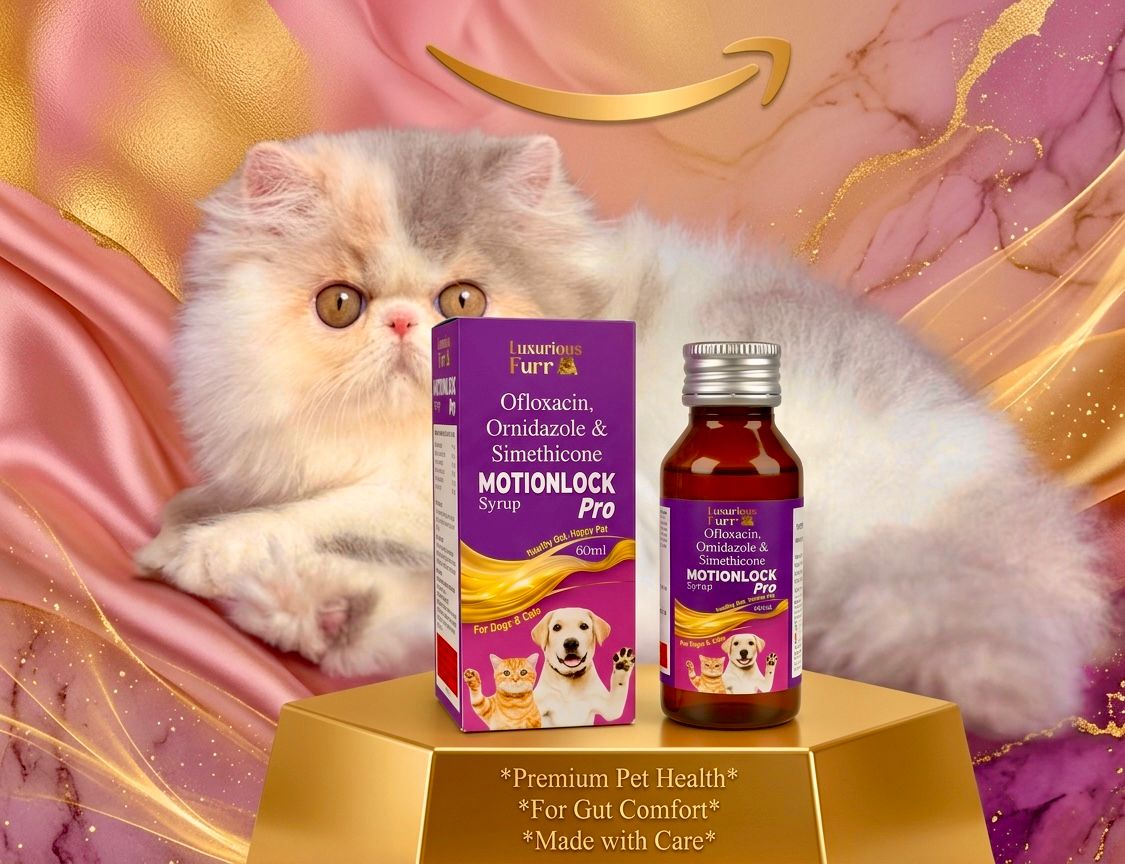 Motion Lock Pro Ofloxacin + Ornidazole + Simethicone Suspension